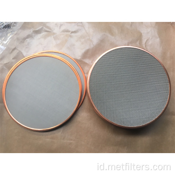Stainless Steel Mesh Al-Rimmed Filter Paket Mesh
